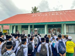 Sat Lantas Polres Halut Rutin Berikan Edukasi Kepada Pelajar Tentang Tertib Berlalulintas