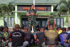 Dandim 1508/Tobelo Pimpin Apel Sebelum Kegiatan Diawal Puasa