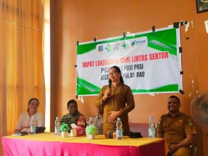 Gelar Pertemuan Lokakarya Lintas Sektor Triwulan II Bidang Kesehatan, Ini Arahan Camat Pulau Rao