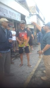 Turun Langsung ke Lokasi Kebakaran Pasar Rawajaya, Bupati Halut, Piet Hein Babua Beri Arahan dan Instruksi