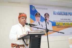 Ini Arahan Bupati, Piet Hein Babua Dalam Kegiatan Konsultasi Publik Rancangan Awal RPJMD 2025-2029 Kabupaten Halut