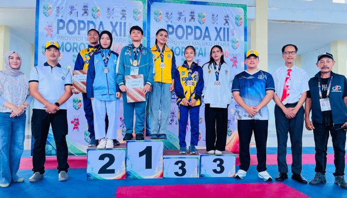 Ternate Rajai Karate POPDA XII Maluku Utara 2026, Morotai Tempel Ketat di Posisi Runner-up